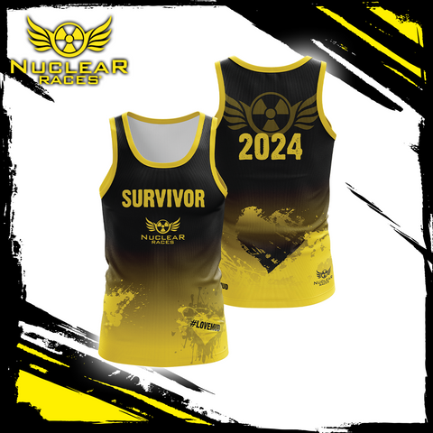 Mens Yellow 2024 Survivors Vest