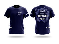NEW Mens Blue 2025 Survivors Technical T-shirt
