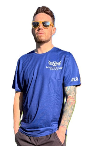 NEW Mens Blue 2025 Survivors Technical T-shirt