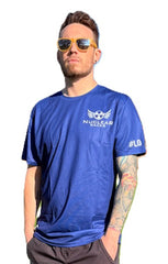 NEW Mens Blue 2025 Survivors Technical T-shirt