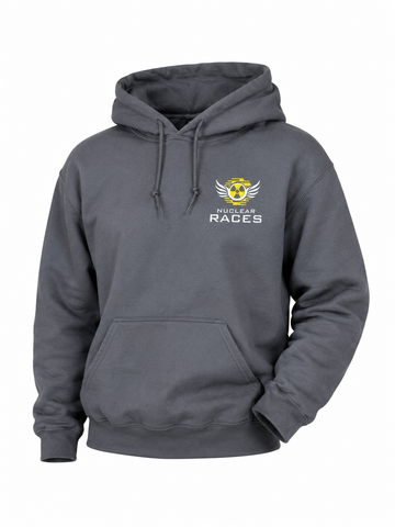 Grey Unisex Nuclear Races Hoodie
