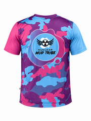 NEW Mud Tribe Finisher Tshirt Kids Pink Mix