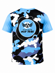 NEW Mud Tribe Finisher Tshirt Kids Blue Mix