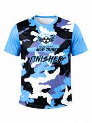 NEW Mud Tribe Finisher Tshirt Kids Blue Mix