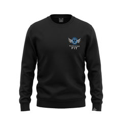 Nuclear Fit Regular Black Sweatshirt