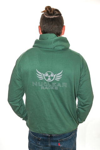 Nuclear Races Hoodie Moss Green Unisex