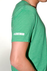 Mens Green Triblend T-shirt
