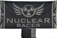 Grey Nuclear Races Towel
