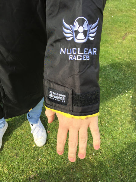 Nuclear Races branded Black Long Sleeved Dryrobe Advance – The Nuclear ...