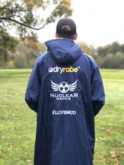 Nuclear Races branded Navy Long Sleeved Dryrobe
