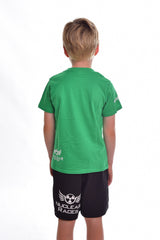 Clearances 20% off Kids Green Cotton Muddy Fun T-shirt