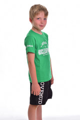 Clearances 20% off Kids Green Cotton Muddy Fun T-shirt